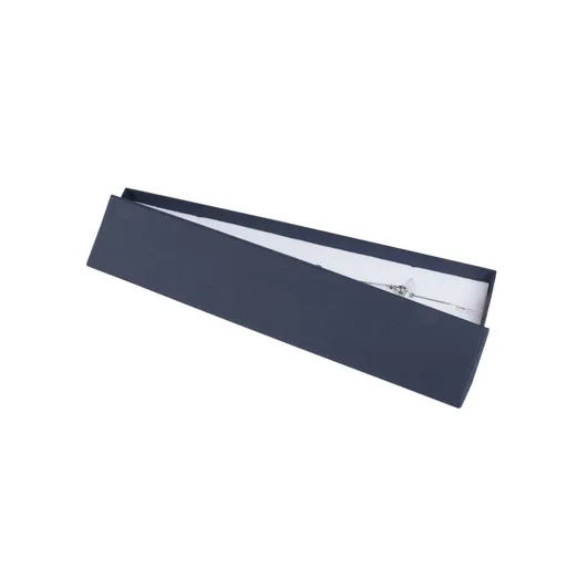 Papierová krabička na náramok alebo retiazku modrá BOX-001-BR