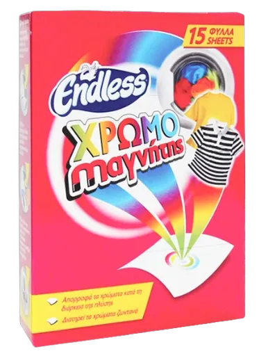 ENDLESS CHROMOMAGNET - Obrúsky proti zafarbeniu bielizne 15 ks