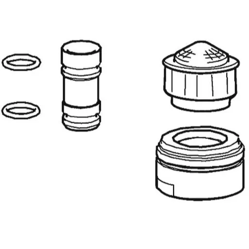 Súprava na vyprázdňovanie výtoku Hansa chróm, 59912483