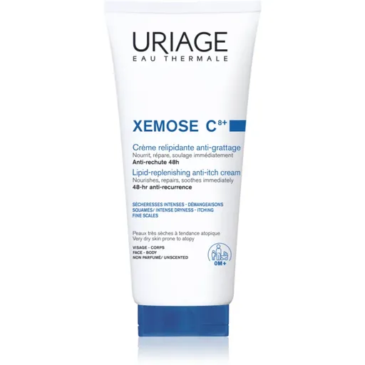 Uriage Xemose C8+ Lipid-Replenishing Anti-Irritation Cream relipidačný upokojujúci krém pre veľmi suchú citlivú a atopickú pokožku 200 ml