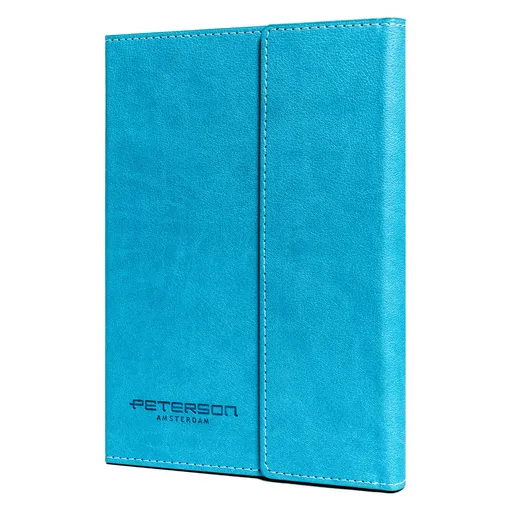 Elegantná modrá darčeková sada – zápisník A5 a pero