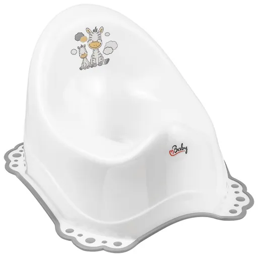 MALTEX Nočník protišmykový Zebra - White/Grey