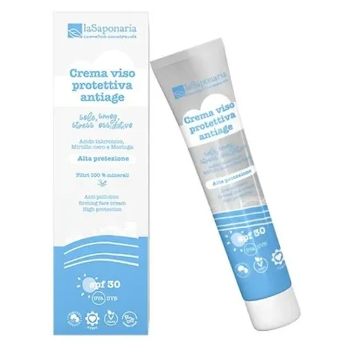 LA SAPONARIA Spevňujúci a ochranný pleťový krém SPF 30 BIO 40 ml