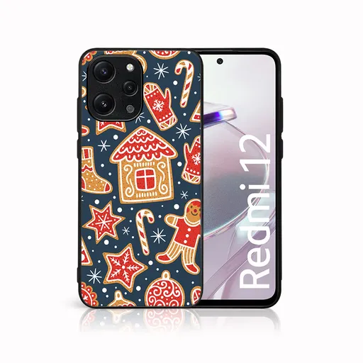 MY ART Kryt s vianočným dizajnom Xiaomi Redmi 12 CHRISTMAS (069)