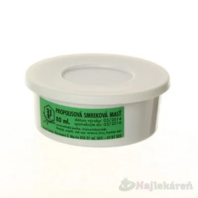 Prír. farmácia PROPOLISOVA SMREKOVA MAST 80 ml