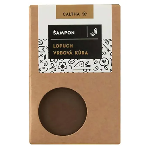 CALTHA Tuhý šampón Lopúch a vŕbová kôra 100 g