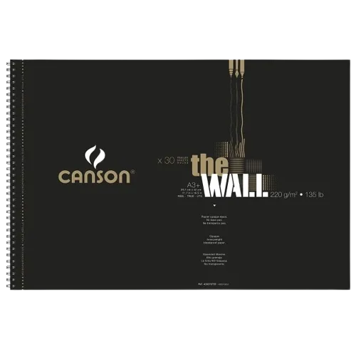 CANSON THE WALL - Skicár A4+ (30 listov)
