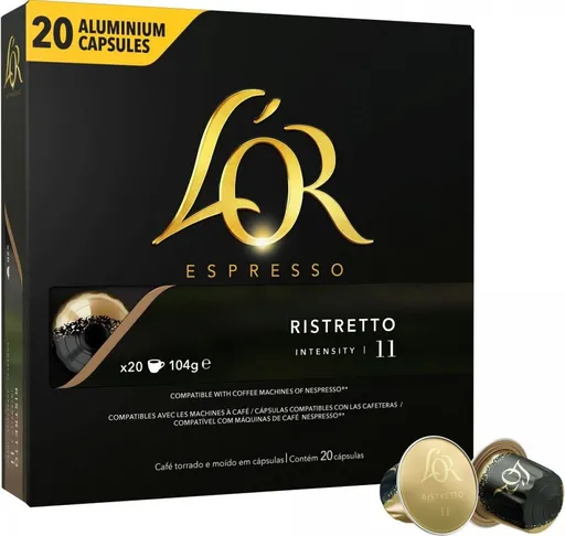 NESPRESSO RISTRETTO KVAPSLE 20ks LOR