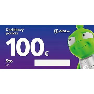 Darčekový poukaz Alza.sk na nákup tovaru v hodnote 100 €