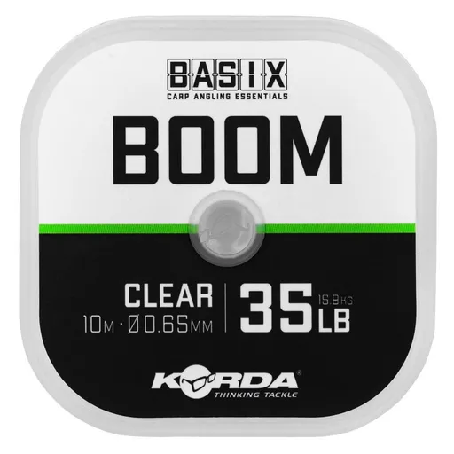 Korda fluorocarbon basix boom 10 m - 35 lb 0,65 mm