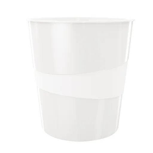 LEITZ Odpadkový kôš WOW, perleťová biela