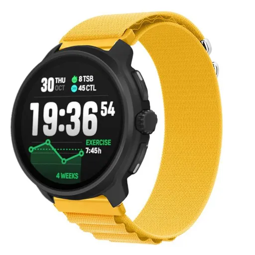 NYLON Vymeniteľný remienok pre Suunto Race 2 žltý