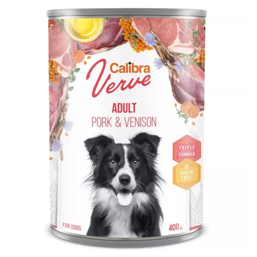 CALIBRA Verve Adult Pork&Venison konzerva pre psov 400 g