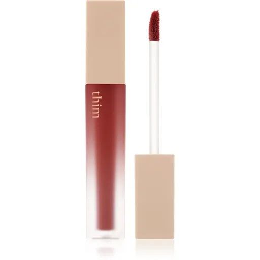 thim Sheer Matte Liquid Lip ľahký tekutý matný rúž odtieň 04 Petal Red 4 g