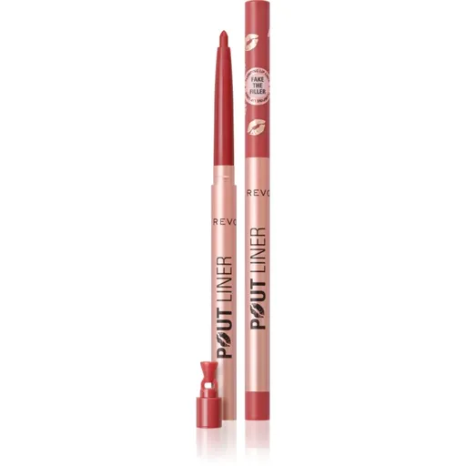 Makeup Revolution Pout Liner ceruzka na pery pre zväčšenie objemu odtieň Melba Warm Peach 0.2 g