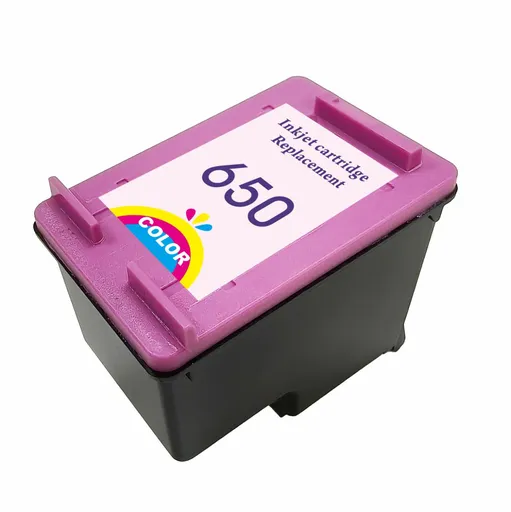 Renovovaná atramentová náplň CZ102AE, no.650XL, 560str. (yield), 14,2ml listov pre tlačiarne HP (BULK), farebná