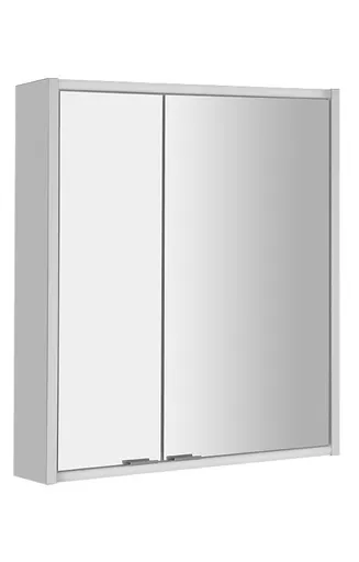 SAPHO - BATU zrkadlová galerka 60x71x155cm, 2x LED osvetlenie, biela biela 1141120