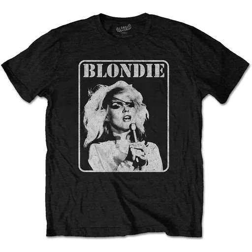 Blondie tričko Presente Poster Čierna M