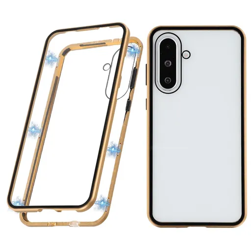 Magnetický kryt 360 pre Samsung Galaxy A56 zlatý