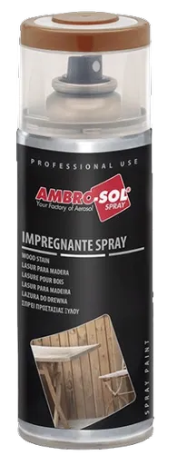 AMBRO-SOL WOOD STAIN - Moridlo na drevo v spreji (teak wood - teak, 0,4 L)