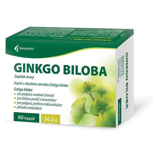 NOVENTIS Ginkgo biloba 40 mg 60 kapsúl