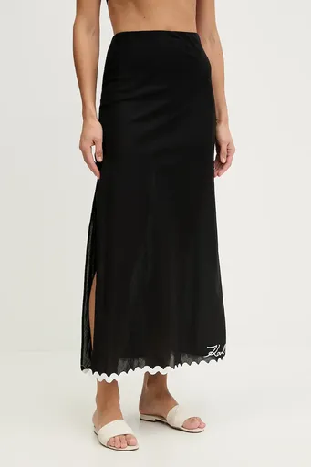 Bavlnená plážová sukňa Karl Lagerfeld