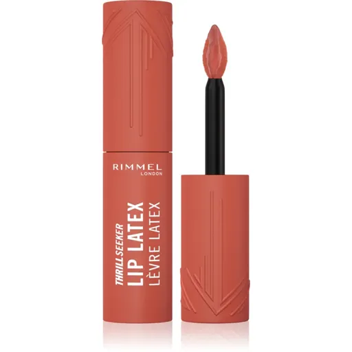 Rimmel Thrill Seeker Lip Latex tekutý rúž odtieň 200 So Peachy 6 ml