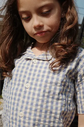 Detská bavlnená košeľa Konges Sløjd KIM SS SHIRT GOTS