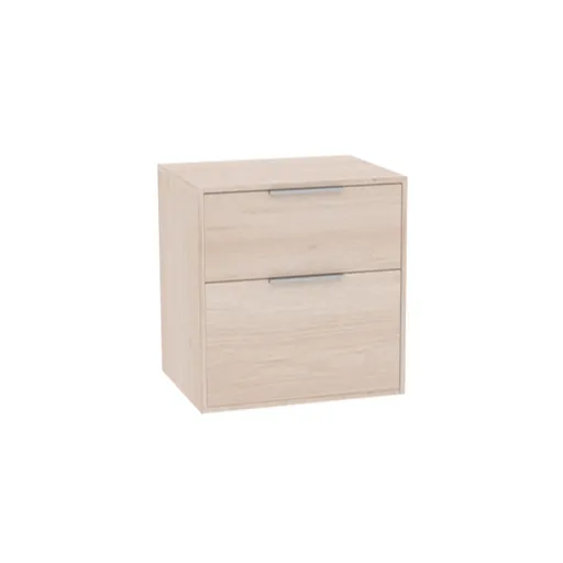 Roca Optica kúpeľňová skrinka bez umývadla 58,5x56,5x45,5 cm svetlý dub OPTDESK602ZJ