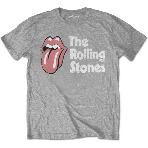 The Rolling Stones tričko Scratched Logo Šedá XXL