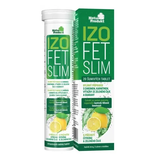 NATURPRODUKT Izofet Slim šumivé tablety 20 tabliet