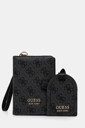 Puzdro na pas a štítok na batožinu Guess ORLINA