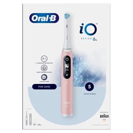 ORAL-B Series iO 6 pink elektrická zubná kefka