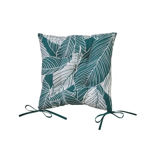 Sada 2 obojstranných sedákov na stoličku s potlačou listov