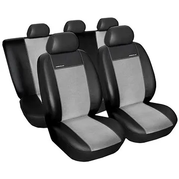 SIXTOL Opel Movano, 3-miestny, od r. 1998, Eco koža + alcantara sivé (AME335movano)