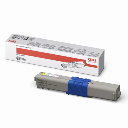 OKI originál toner 44469704, yellow, 2000str., OKI C310, C330, C510, 530, O, žltá