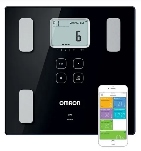 OMRON VIVA Digitálna váha s analýzou stavby tela HBF-222T-EBK 1ks