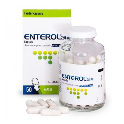 ENTEROL 250 mg kapsule 50 kusov