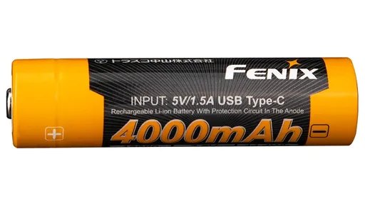 Fenix nabíjateľná usb-c batéria 18650 li-ion 4000 mah