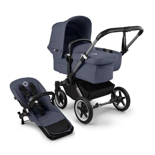 BUGABOO Donkey 5 Kočík kompletný Mono Graphite/Stormy blue-Stormy blue,BUGABOO Kočík kompletný Donkey 5 Mono Graphite/Stormy blue-Stormy blue