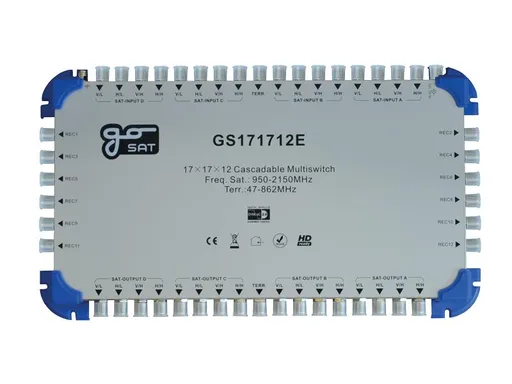 Satelitný multiprepínač GoSAT GS171712E