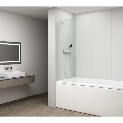 Polysan Fisa vaňová zástena , len sklo, 150x80 cm FS1082