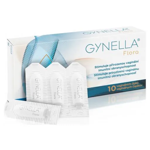 GYNELLA Flora vaginálne čapíky 10 kusov