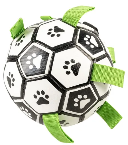 Hračka DUVO+ Lopta futbalová pre psy, mix farieb 18cm