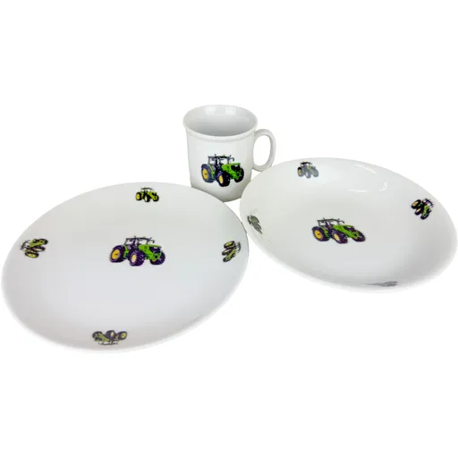 Thun 3-dielna detská jedálenská súprava Nový traktor