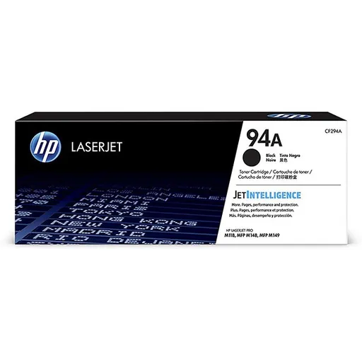 HP originál toner CF294A, HP 94A, black, 1200str., 1360 g, čierna