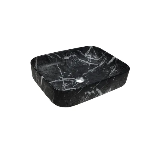 INVENA - Umývadlo na dosku FLORINA TREND 51cm mramor/grafit mat CE-40-723-C