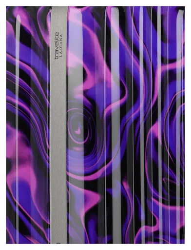 Veľký škrupinový kufor Travelite Lascana Edition L Purple Swirl