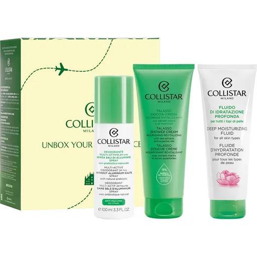 Collistar Deep Moisturizing Fluid Travel Kit darčeková sada