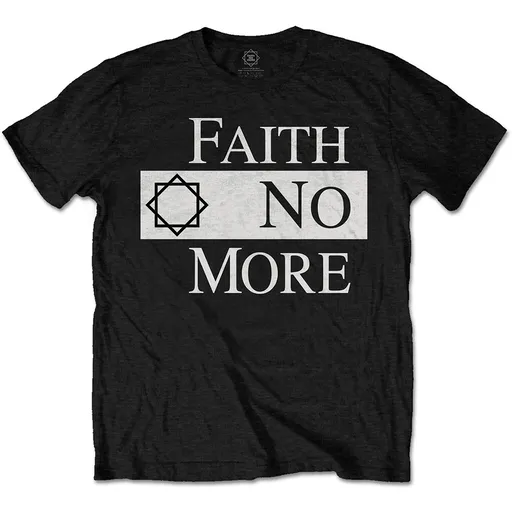 Faith No More tričko Classic Logo V.2. Čierna M